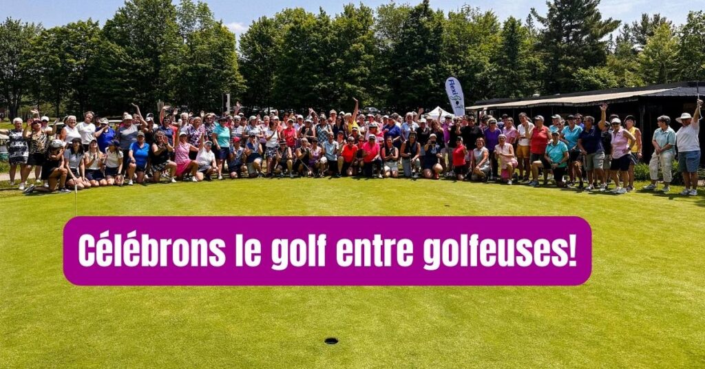 Célébrer le golf entre golfeuses pour le plaisir de jouer!
