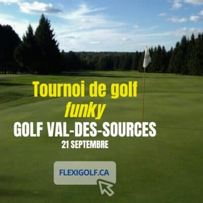Tournoi de golf funky - 21 septembre au Club de golf Val-des-Sources