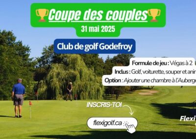 31 mai – Coupe des couples au Club de golf Godefroy – Événement FlexiGolf