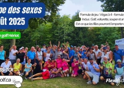 9 août 2025 – Événement golf : La Coupe des Sexes (comme à la fureur!) au Club de golf Hériot