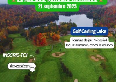 21 septembre 2025 – Vegas des golfeurs nomades – Golf Carling Lake