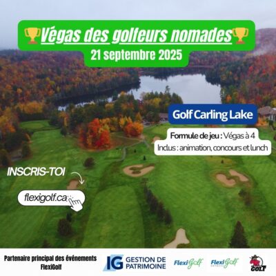 21 septembre 2025 - Vegas des golfeurs nomades - Golf Carling Lake