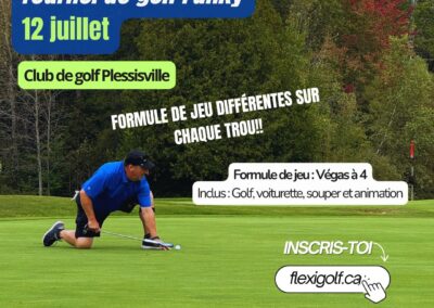 12 juillet 2025 – Tournoi de golf Funky au Club de golf Plessisville