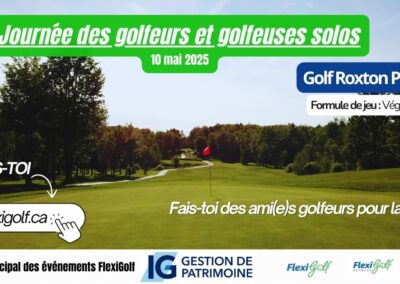 10 mai – Journée des golfeurs et golfeuses solos au Golf le Rocher de Roxton Pond