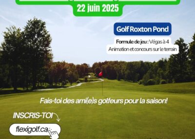22 juin (nouvelle date) – Journée des golfeurs et golfeuses solos au Golf le Rocher de Roxton Pond