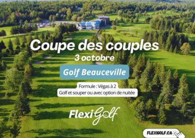 3 octobre 2026 – 2e Coupe des couples FlexiGolf au Golf Beauceville