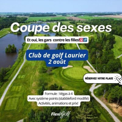 2 août - Coupe des sexes au club de golf Laurier