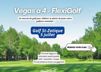 5 juillet – Végas à 4 de FlexiGolf au Club de golf St-Zotique